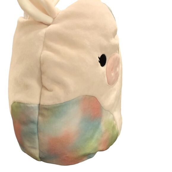 Squishmallow 12" Candess Cow Pastel Soft Easter Basket Pail Spring Plush NWT - Picture 3 of 10